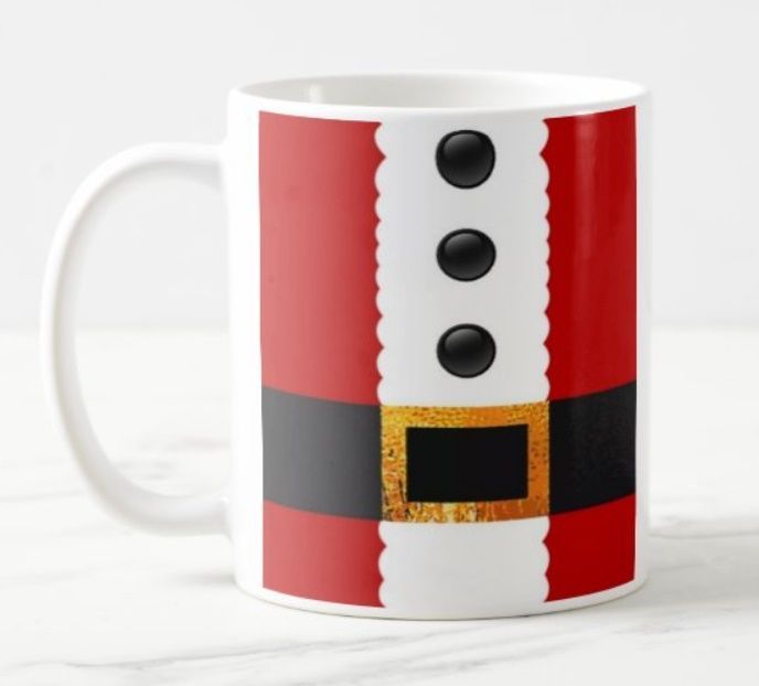 Santa & Elf Suit 2 mug Christmas set