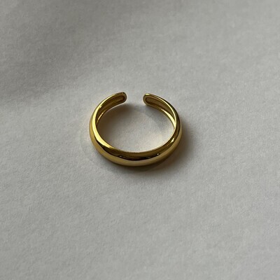 smooth 4mm
18K Gold Plated on 925 Sterling Silver, فضة 925 مطلية بالذهب