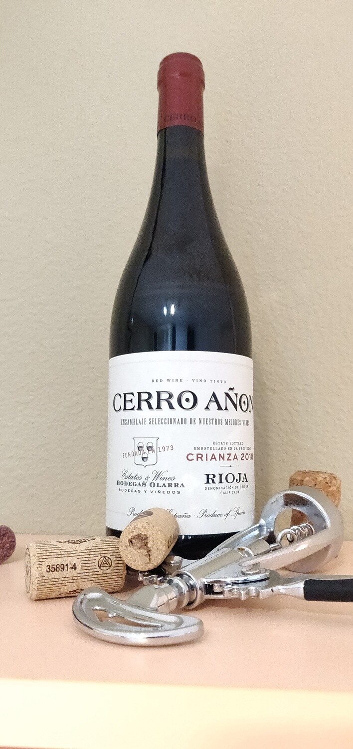 Cerro Anon: Navarra, 2016, 100% Prieto picudo, lagrad 6 + 12 månader, 13,5%