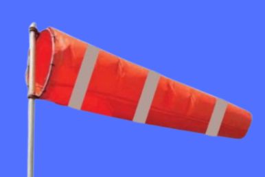 HEAVY DUTY WINDSOCKS 15 KNOT WITH REFLECTIVE STRIPES WS15HDR