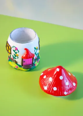 Mushroom House Stash Jar