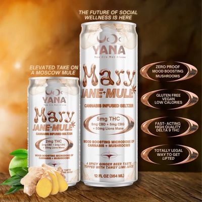 Mary Jane Mule - THC Seltzer Drink