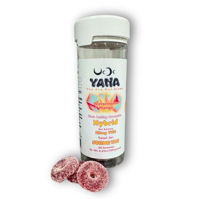 25mg THC Gummies - 500mg Total - Hybrid