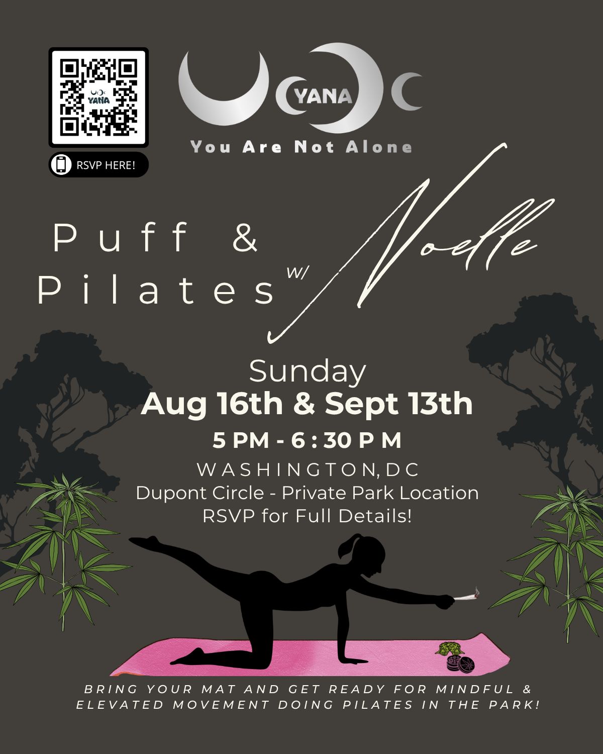 Event: FREE Puff N’ Pilates Class