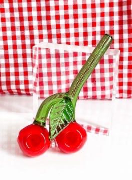 Smoking Device | Double Bowl Cherry Pipe
