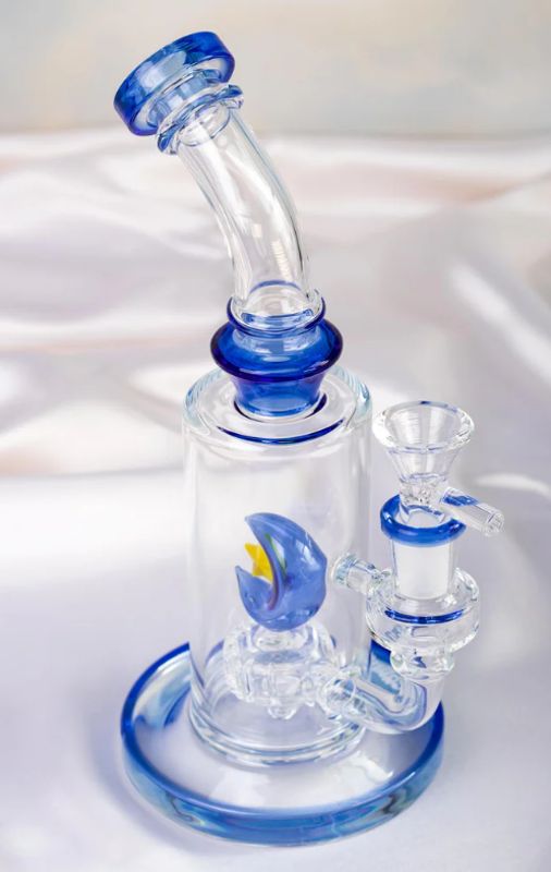 Smoking Device | Celestial Moon Dab Rig Bubbler by CannaStyle