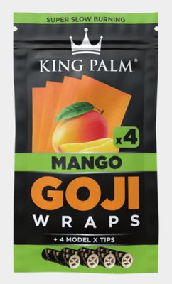 Cones | 4-pack King Palm Natural Flavored Goji Wraps - Mango