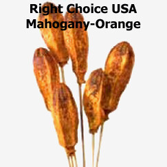 Mahogany Pods on Stems- Orange