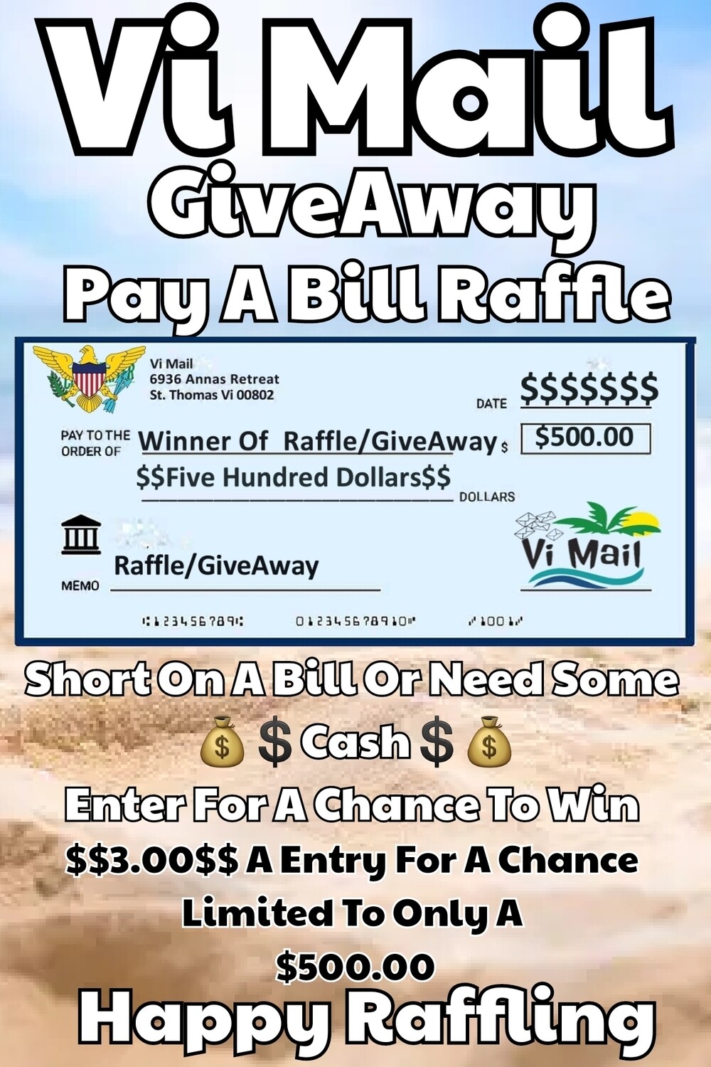 12/22/23  Pay A Bill Raffle