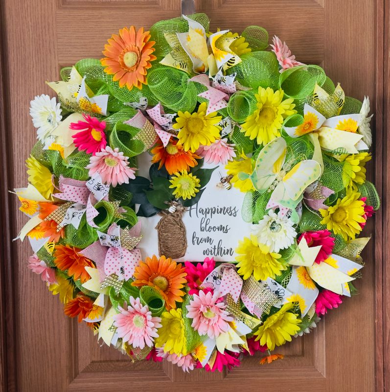 SUNFLOWER VARIETY WREATH