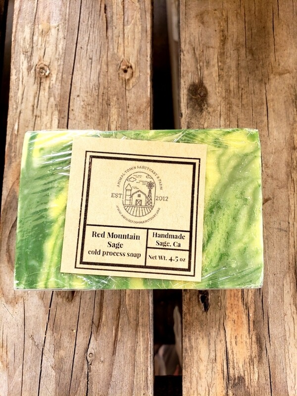 Red Mountain Sage - Handmade Cold Process Soap Bar