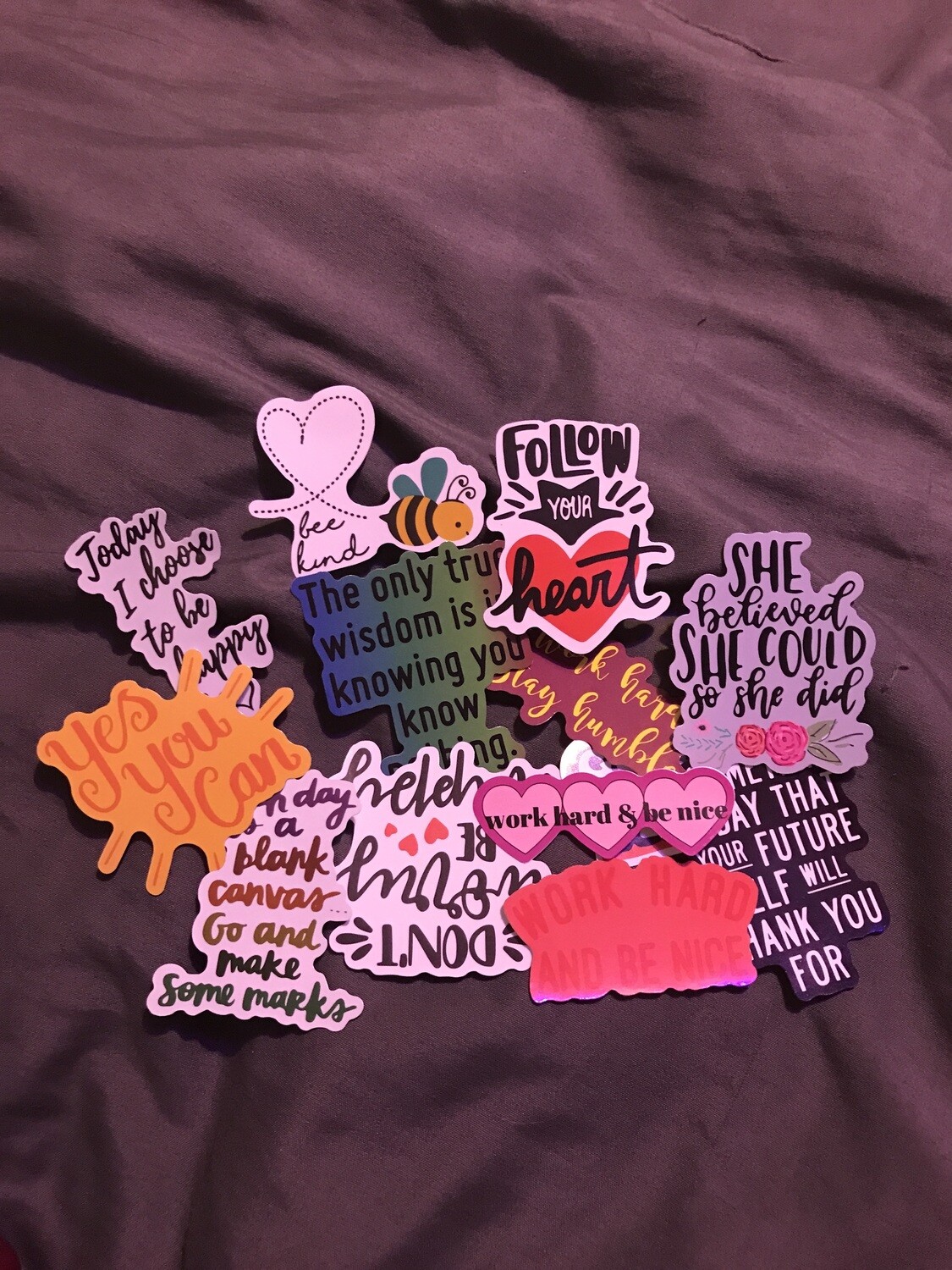 $All I Need Is Money$ Motivational Stickers