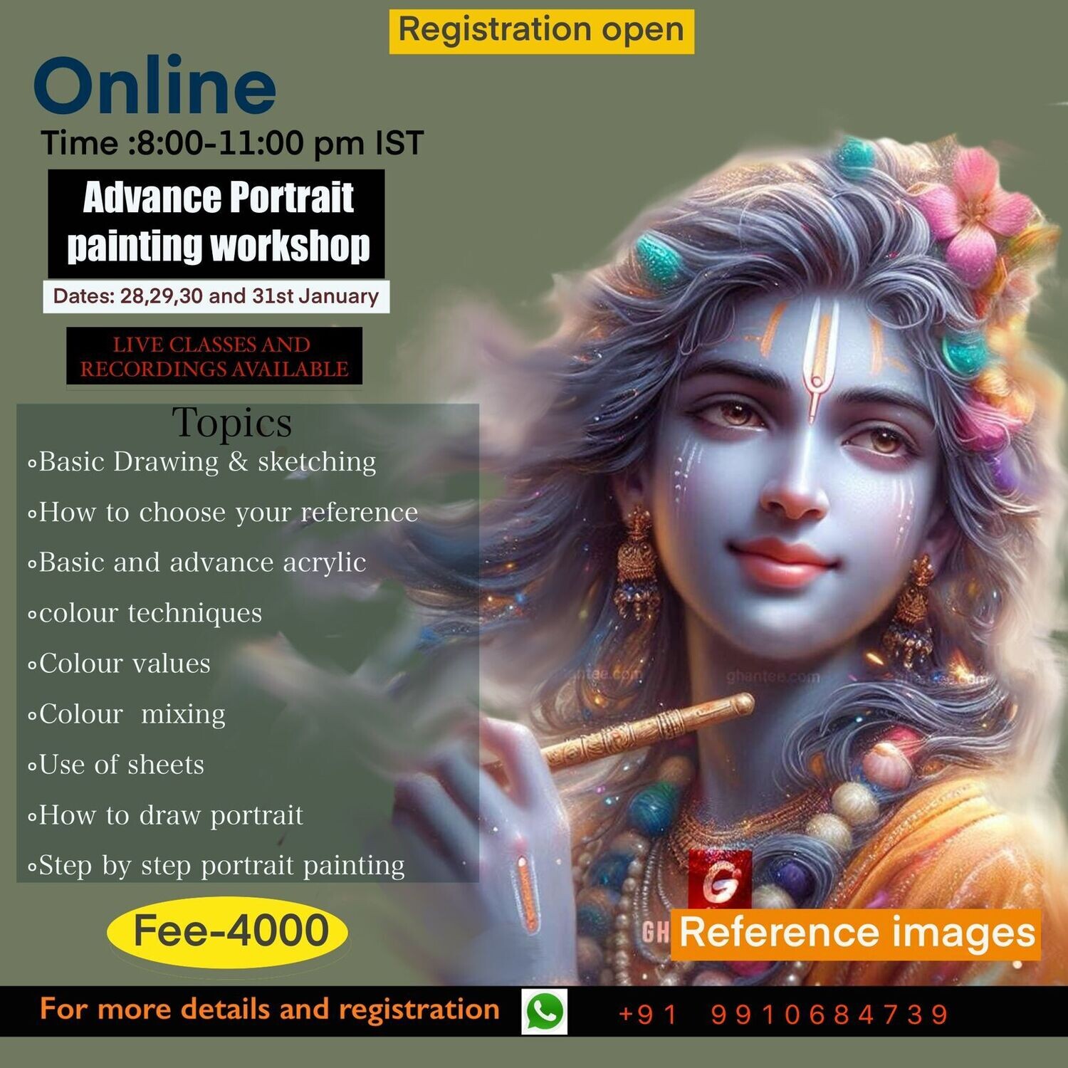 ACRYLIC CREATIVE PAINTING COURSE
