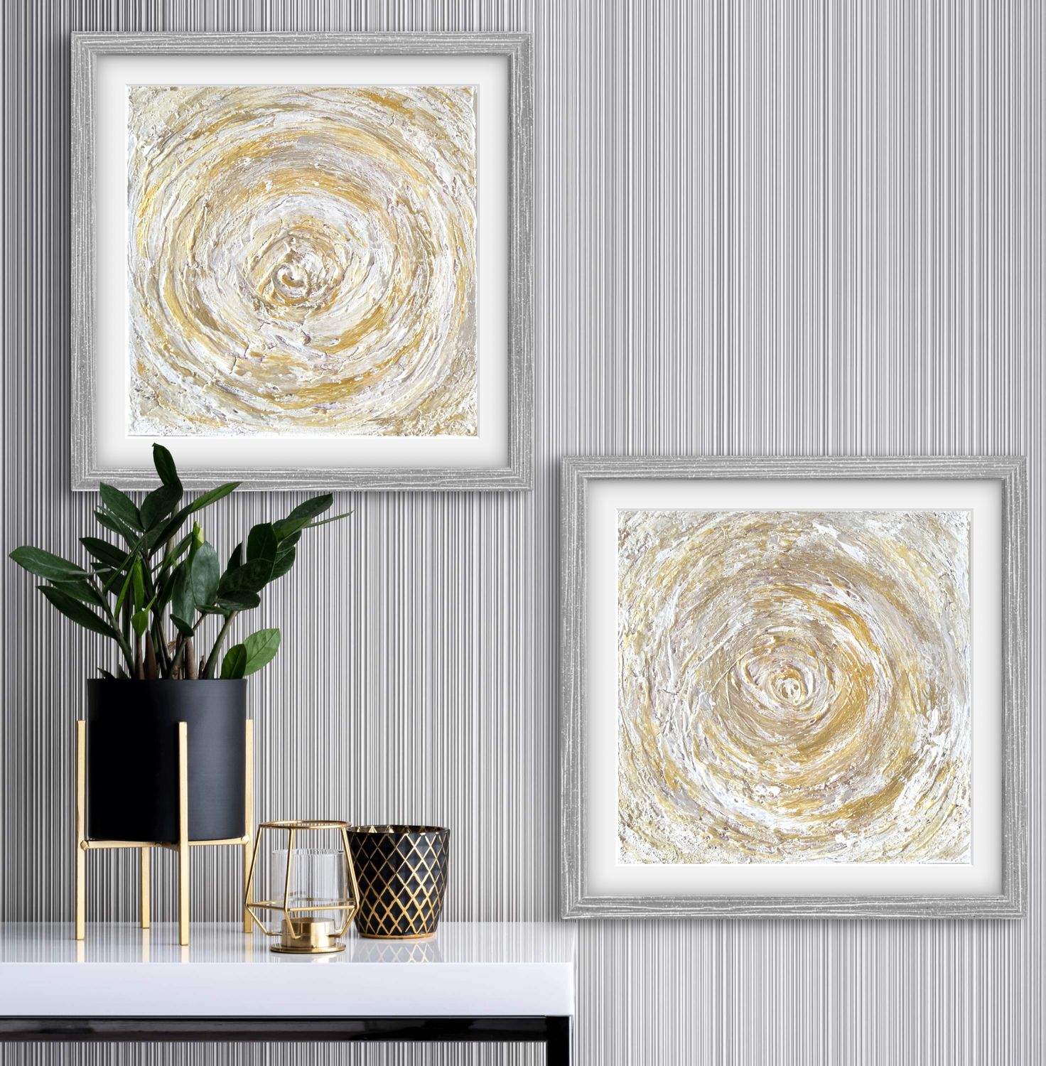 Golden Swirls