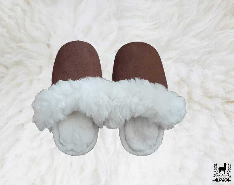 Pantofole in lana di alpaca