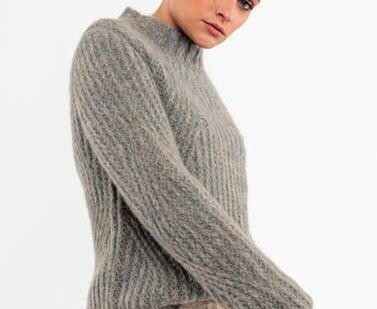 Maglione pesante girocollo donna