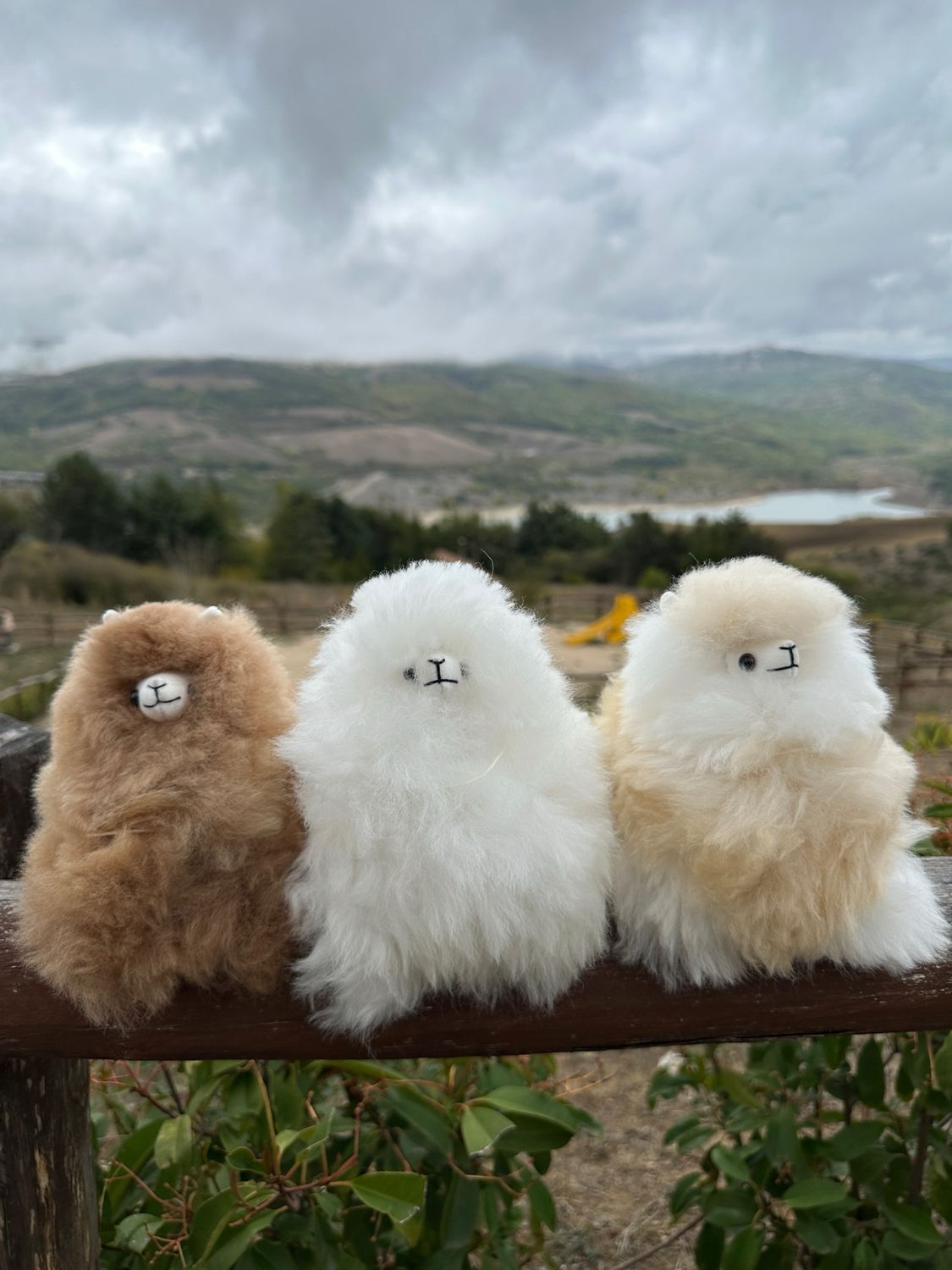 Peluche in lana di alpaca 14-15cm