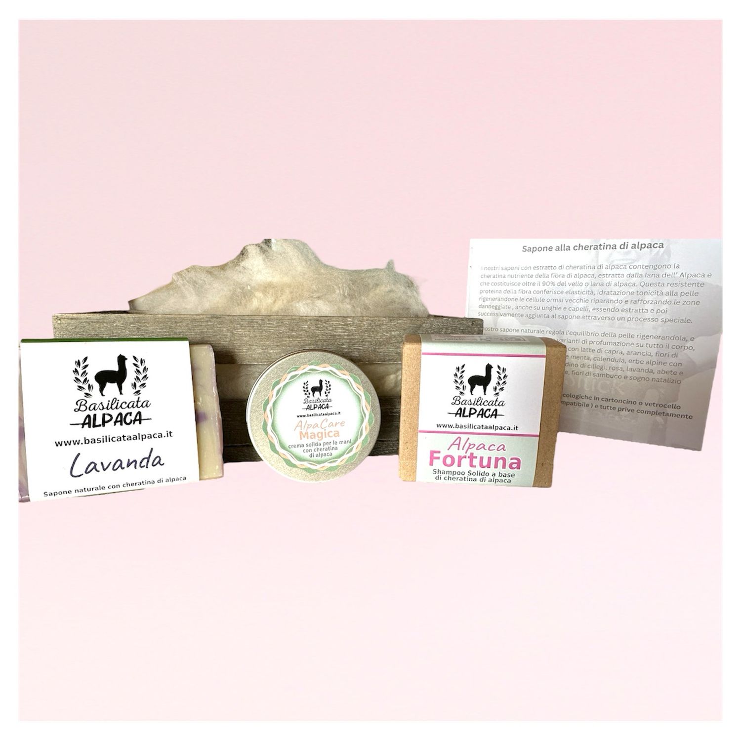 Confezione regalo alla cheratina di Alpaca + Lana Omaggio