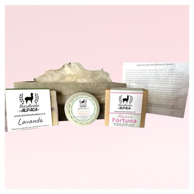 Confezione regalo alla cheratina di Alpaca + Lana Omaggio