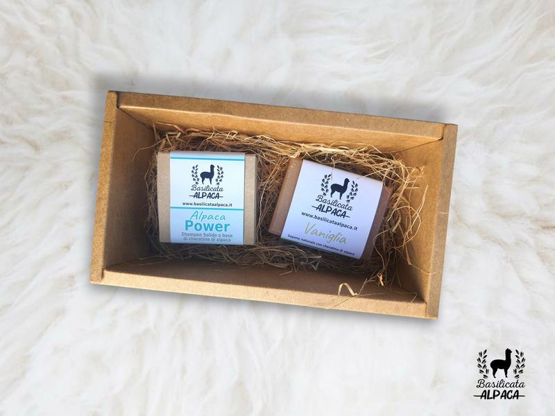 Gift Box Naturale Mini con Prodotti alla Cheratina di Alpaca