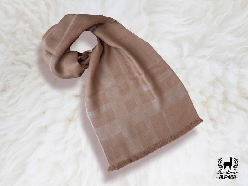 Foulard unisex in Lana Baby Alpaca