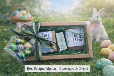 Cofanetto Pasquale Alpaca – Sapone, Shampoo, Burrocacao &amp; Ovetti”