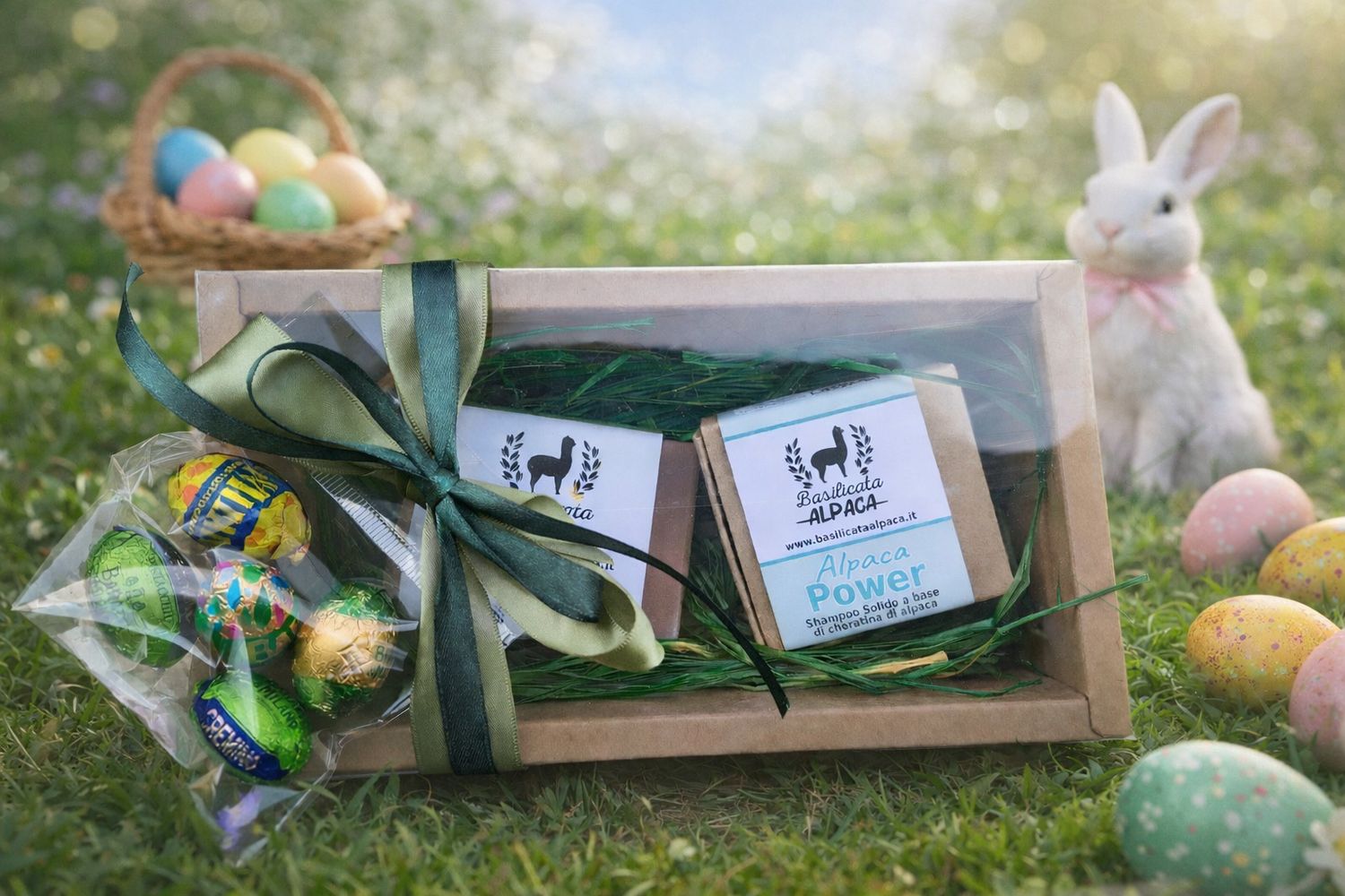 Cofanetto Pasquale Alpaca – Sapone, Shampoo &amp; Ovetti