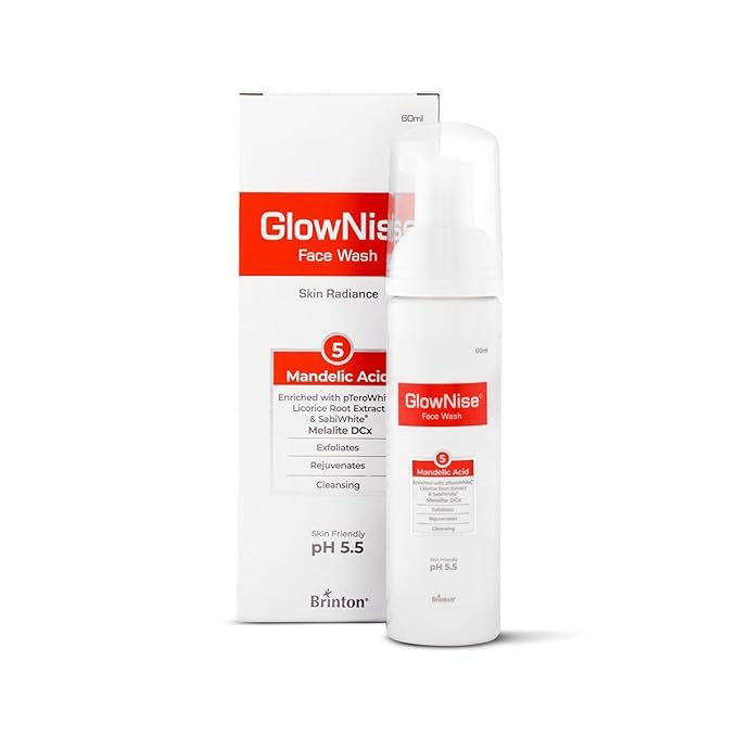 Brinton GlowNise Deep Cleansing Skin Whitening Foam, No Parabens, Sulphate Free Face Wash