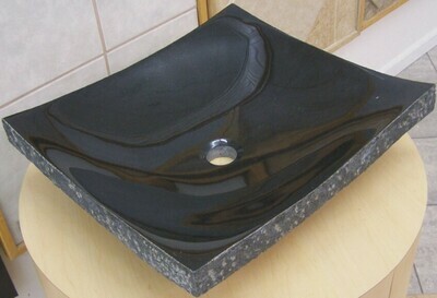 Black Piazza Granite Vessel