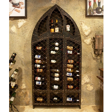 42 Wine Bottle Wall Rack
