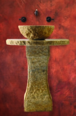 Pillar Divine Tuscan Pedestal - Golden
