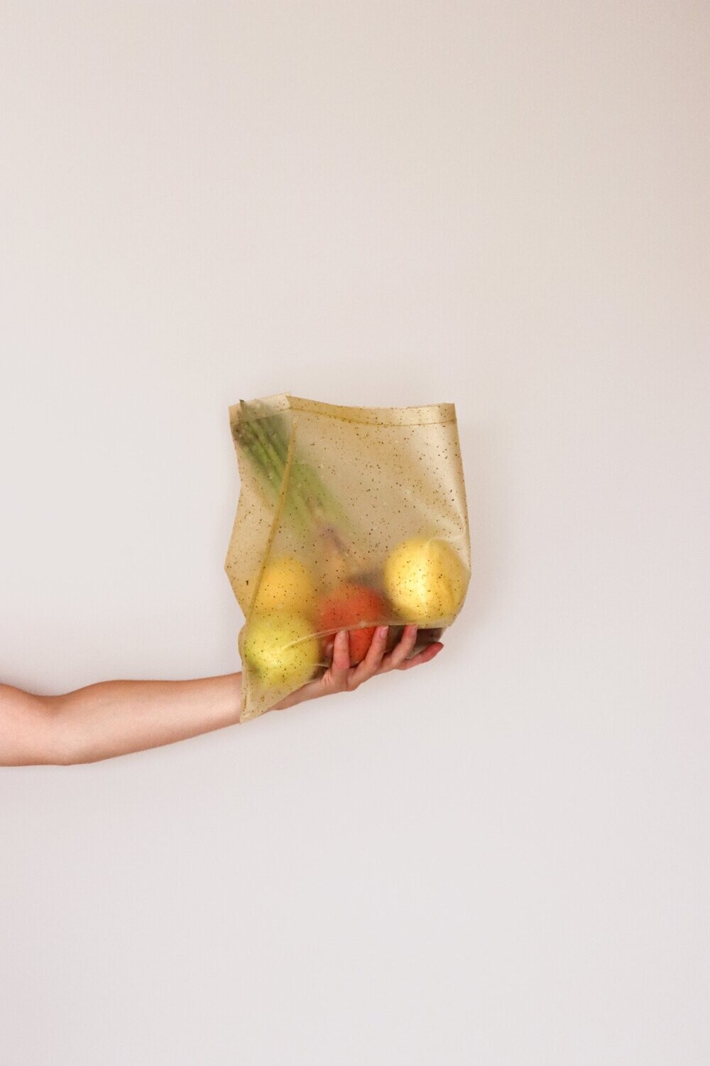 Bolsa clásica de bioplástico de naranja