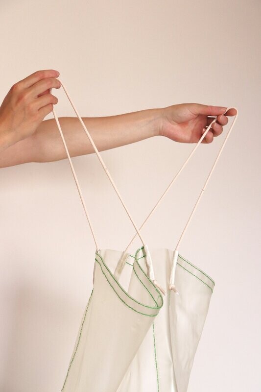 Tote bag de bioplastic de ceba
