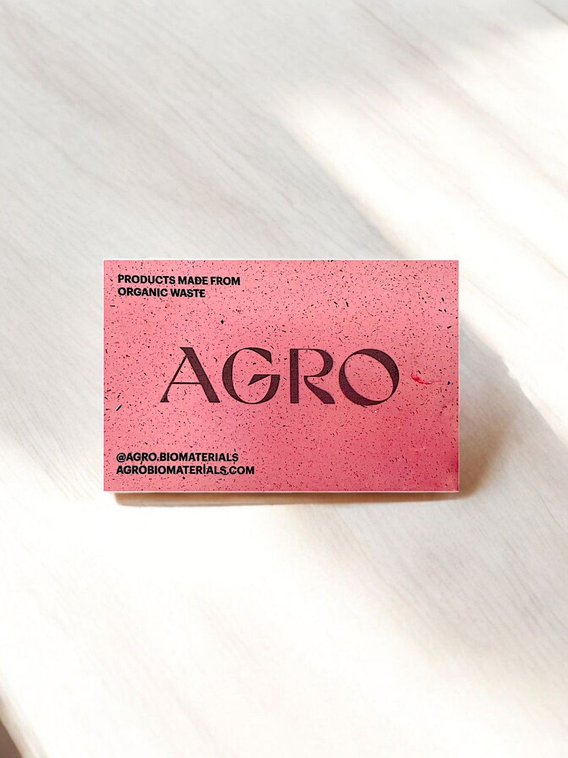Bioplastic business cards, Bioplastic: Beetroot