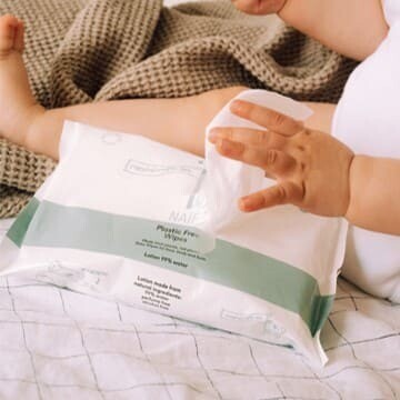 Plastic Free Baby Wipes Naïf