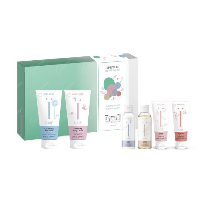 Starter kit baby care products Naïf