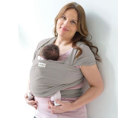 Tricot Slen sling organic Silver Cloud