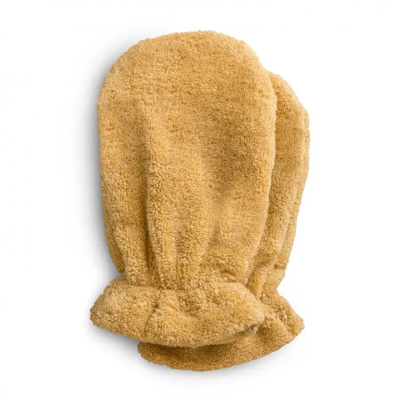 Bath Mitt (set of 2), Colour: Yellow