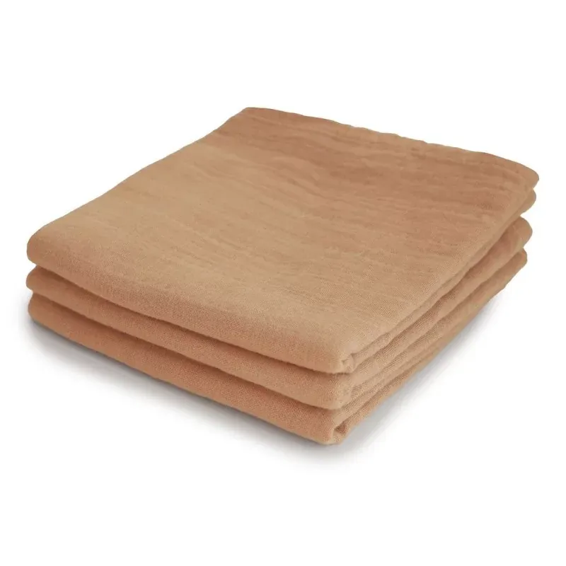 Muslin cloth (pack of 3), Colour: Yellow