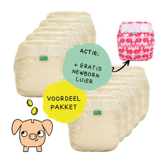 Economy pack 20 nappies Totsbots natural