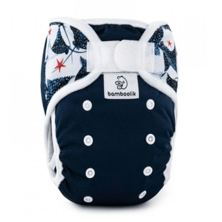 XL Diaper cover with velcro Bamboolik