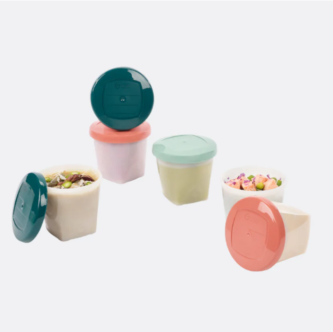 Food storage jars - biobased (6 pieces)