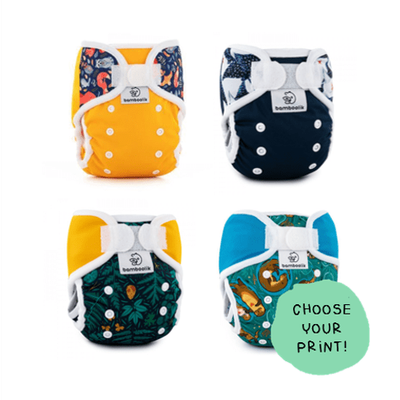 Diaper cover one size with velcro Bamboolik