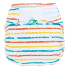 Birth-to-potty diaper Totsbots Stripes