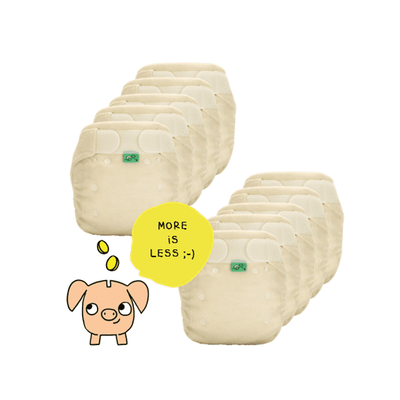 Economy pack 20 nappies Totsbots natural
