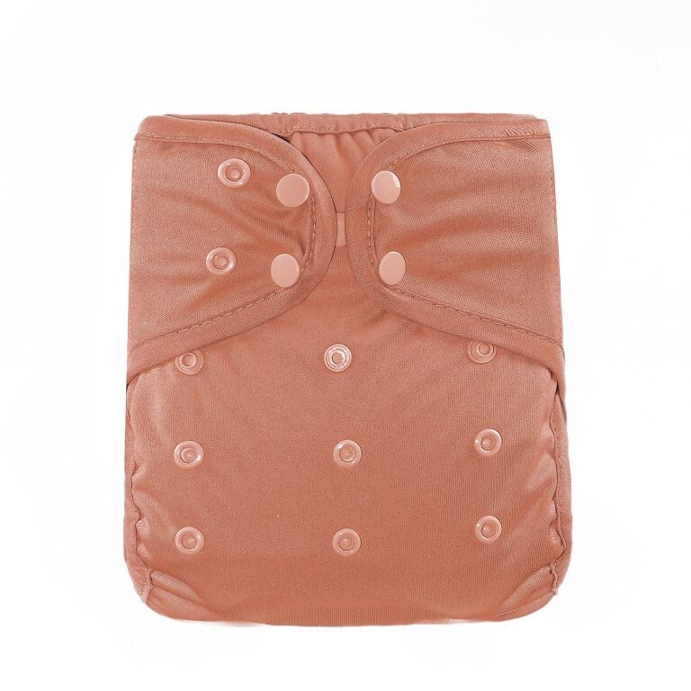 Diaper cover one size with snaps SmartAss, Print: Terracotta