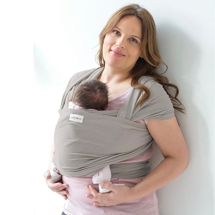 Tricot Slen sling organic Silver Cloud