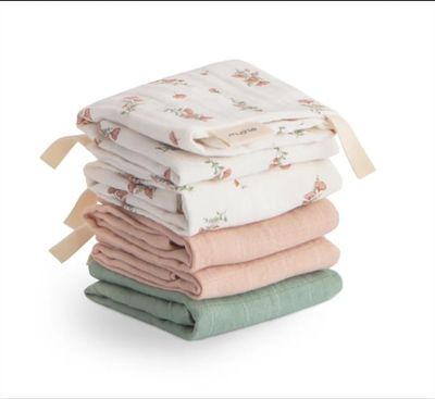 Washcloths muslin - 5 pieces