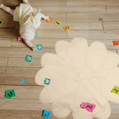 Playmat made of recovery fabric