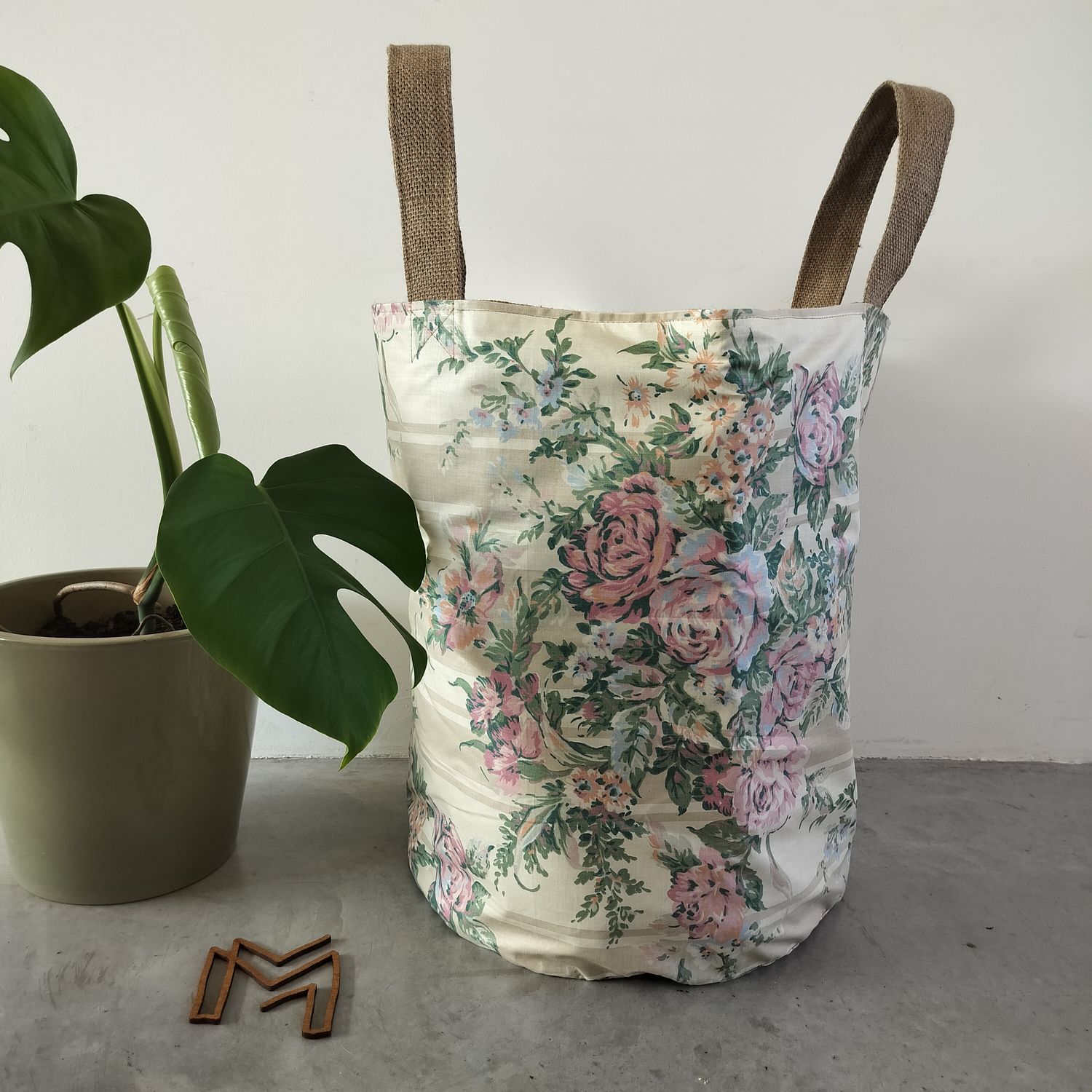 XL opbergmand uit recuptextiel - Daydream in the flowerfield